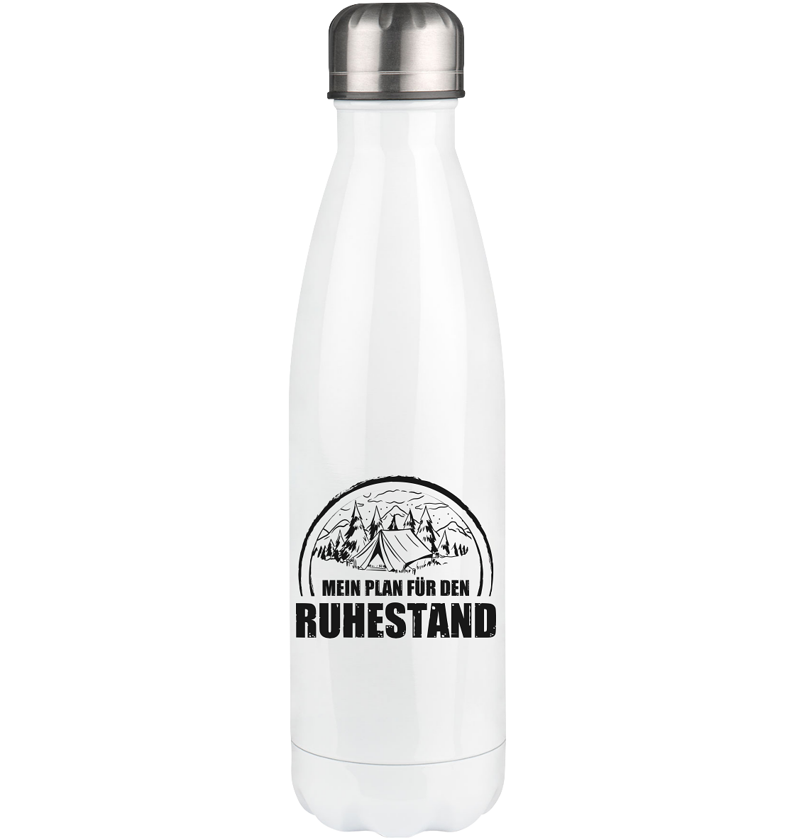 Mein Plan Fur Den Ruhestand 1 - Edelstahl Thermosflasche camping UONP 500ml