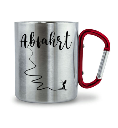 Abfahrt - Karabiner Tasse ski 330ml