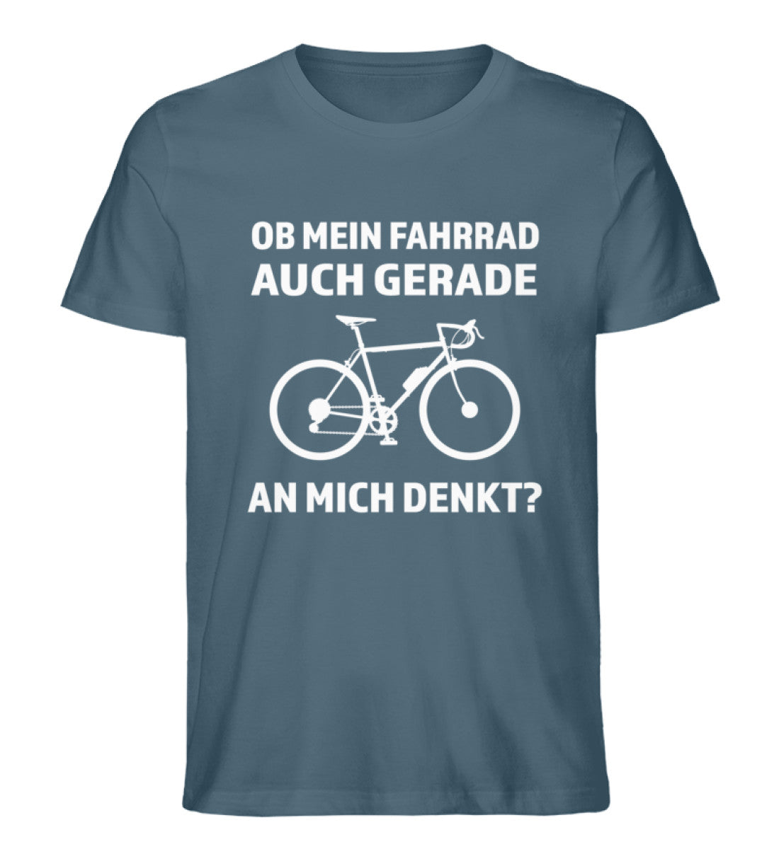 Ob mein Fahrrad gerade an mich denkt- Herren Premium Organic T-Shirt fahrrad Stargazer