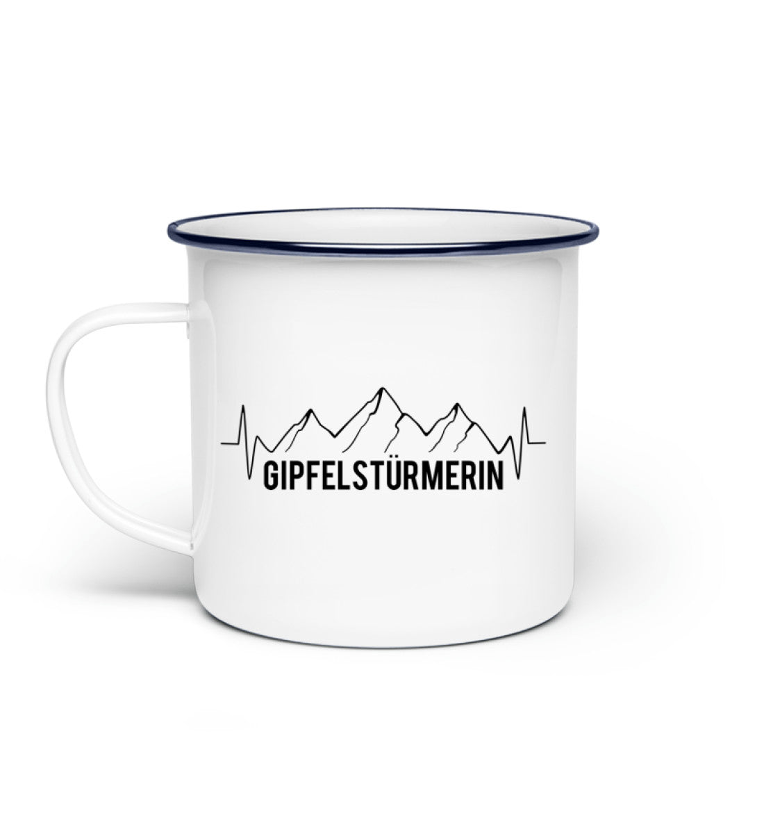 Gipfelstürmerin - Emaille Tasse berge klettern wandern Default Title