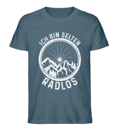 Ich bin selten radlos - Herren Premium Organic T-Shirt fahrrad mountainbike Stargazer