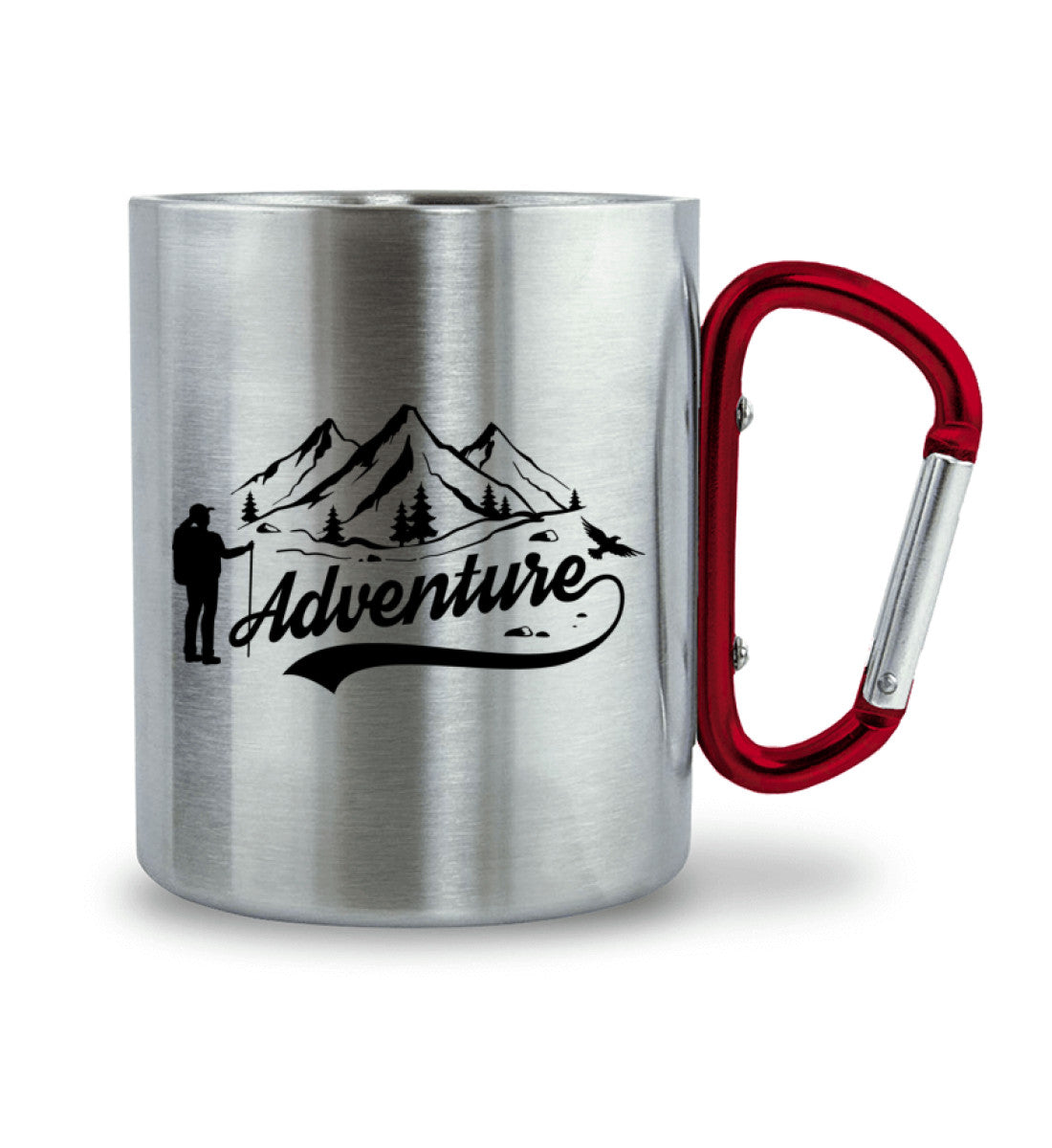 Adventure - Karabiner Tasse berge camping wandern 330ml