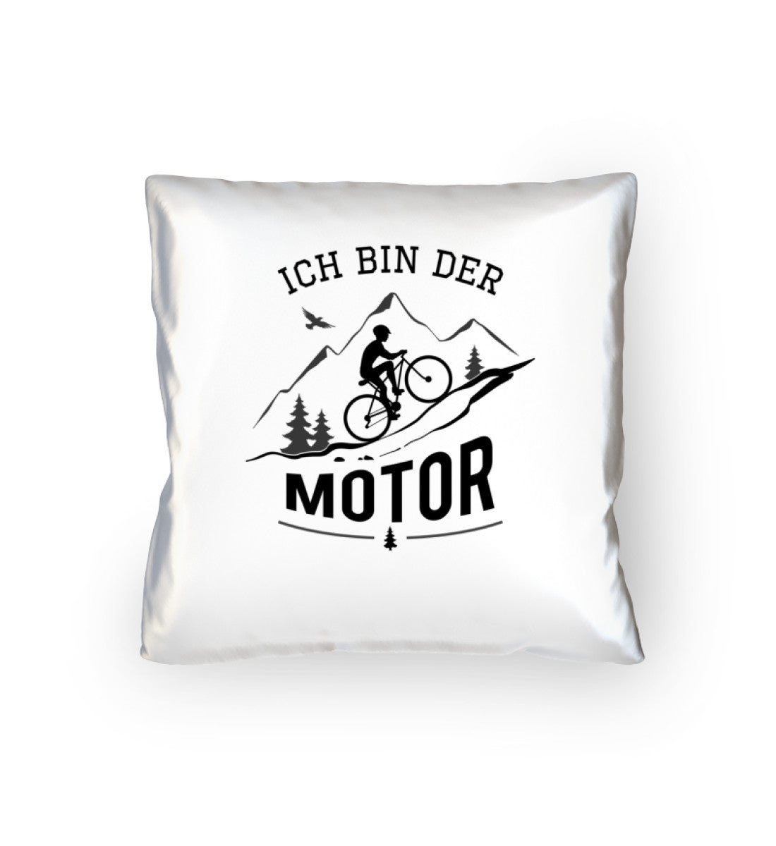 Ich bin der Motor - Kissen (40x40cm) mountainbike Default Title