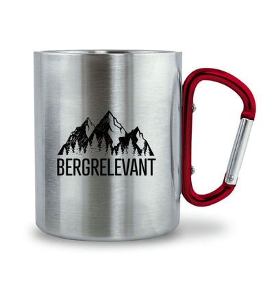 Bergrelevant - Karabiner Tasse berge 330ml