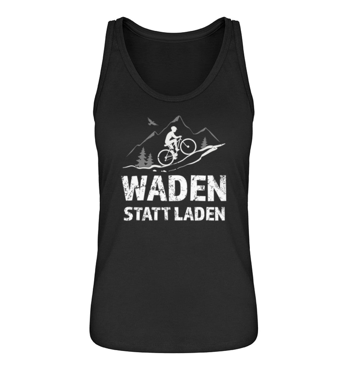 Waden statt laden - Damen Organic Tanktop Schwarz