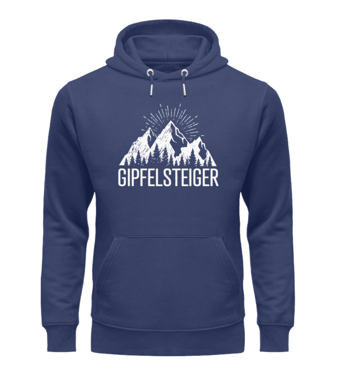 Die Gipfelsteiger - Unisex Premium Organic Hoodie berge klettern wandern Navyblau