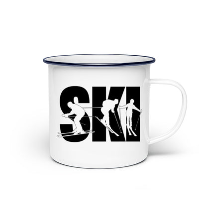 SKI - Emaille Tasse ski