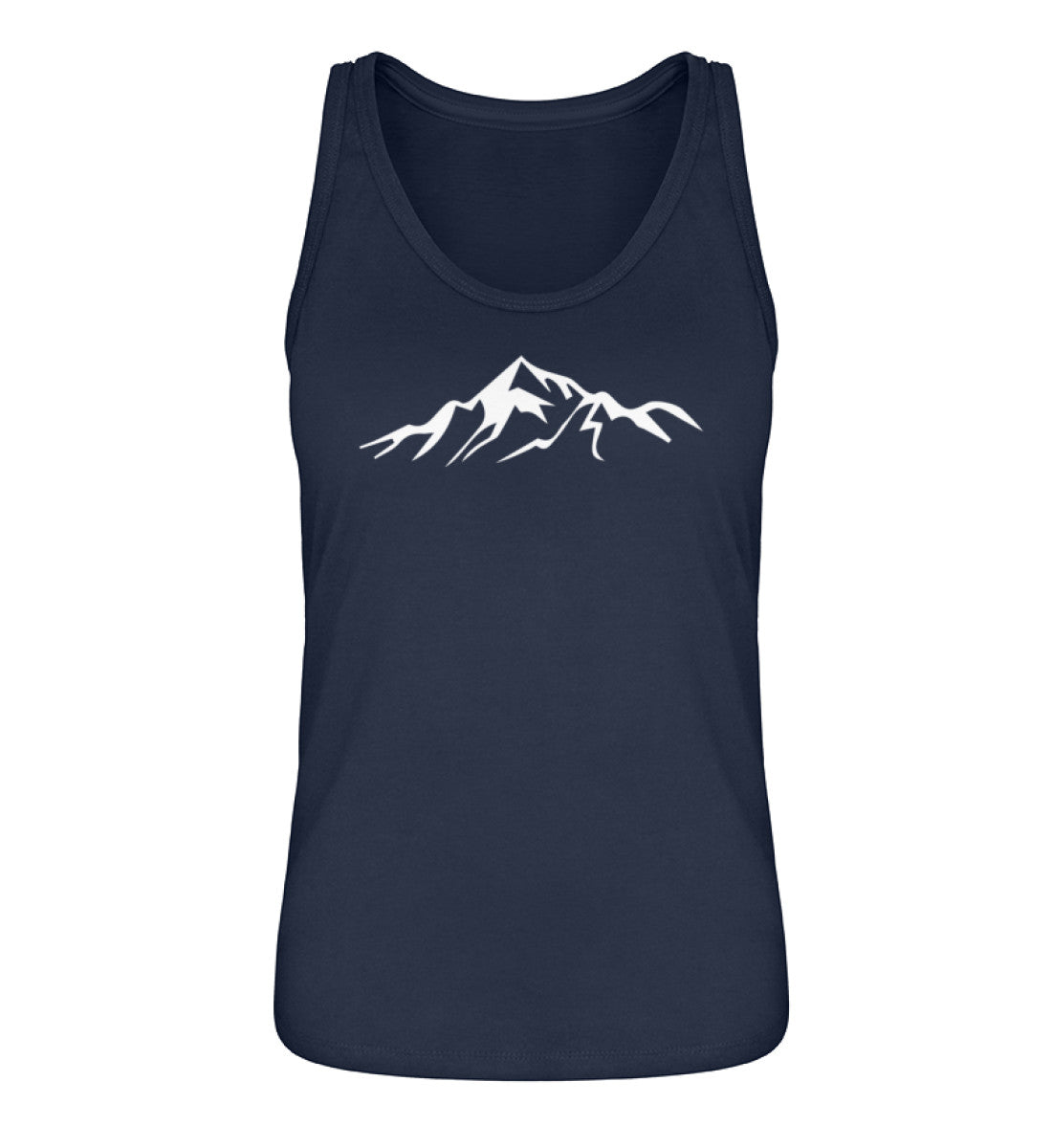 Gebirge - Damen Organic Tanktop berge Navyblau