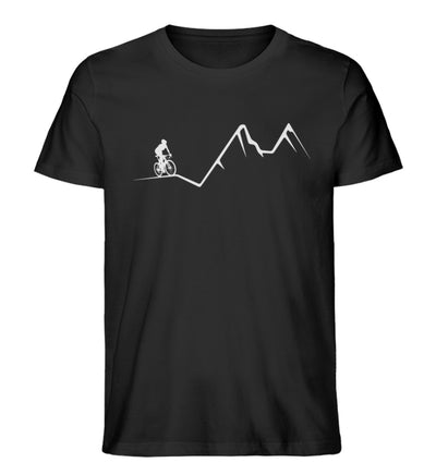 Mountainbike Minimal - Herren Organic T-Shirt mountainbike Schwarz