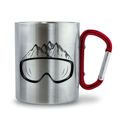 Wintersporteln - Karabiner Tasse ski 330ml