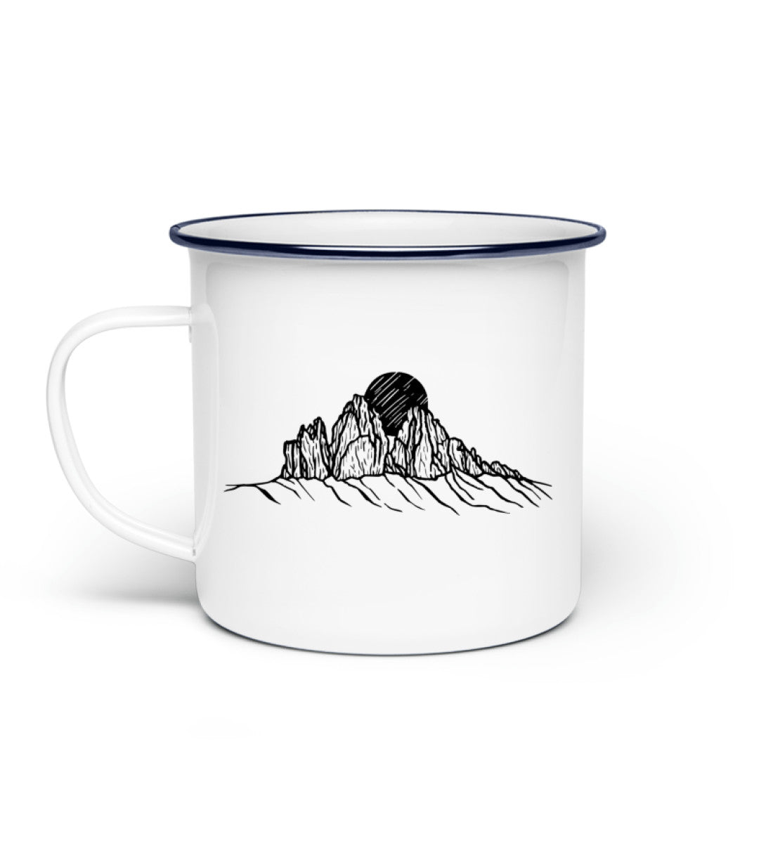 Drei Zinnen - Emaille Tasse berge wandern Default Title