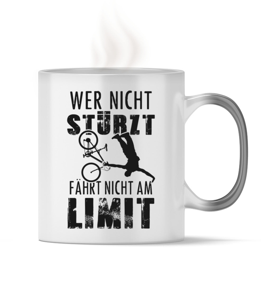 Wer nicht stürzt - fährt nicht am Limit - Zauber Tasse mountainbike Default Title