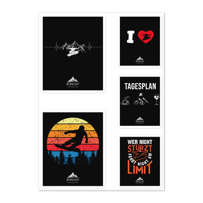 Snowboarden - Sticker Bundle snowboarden Default Title