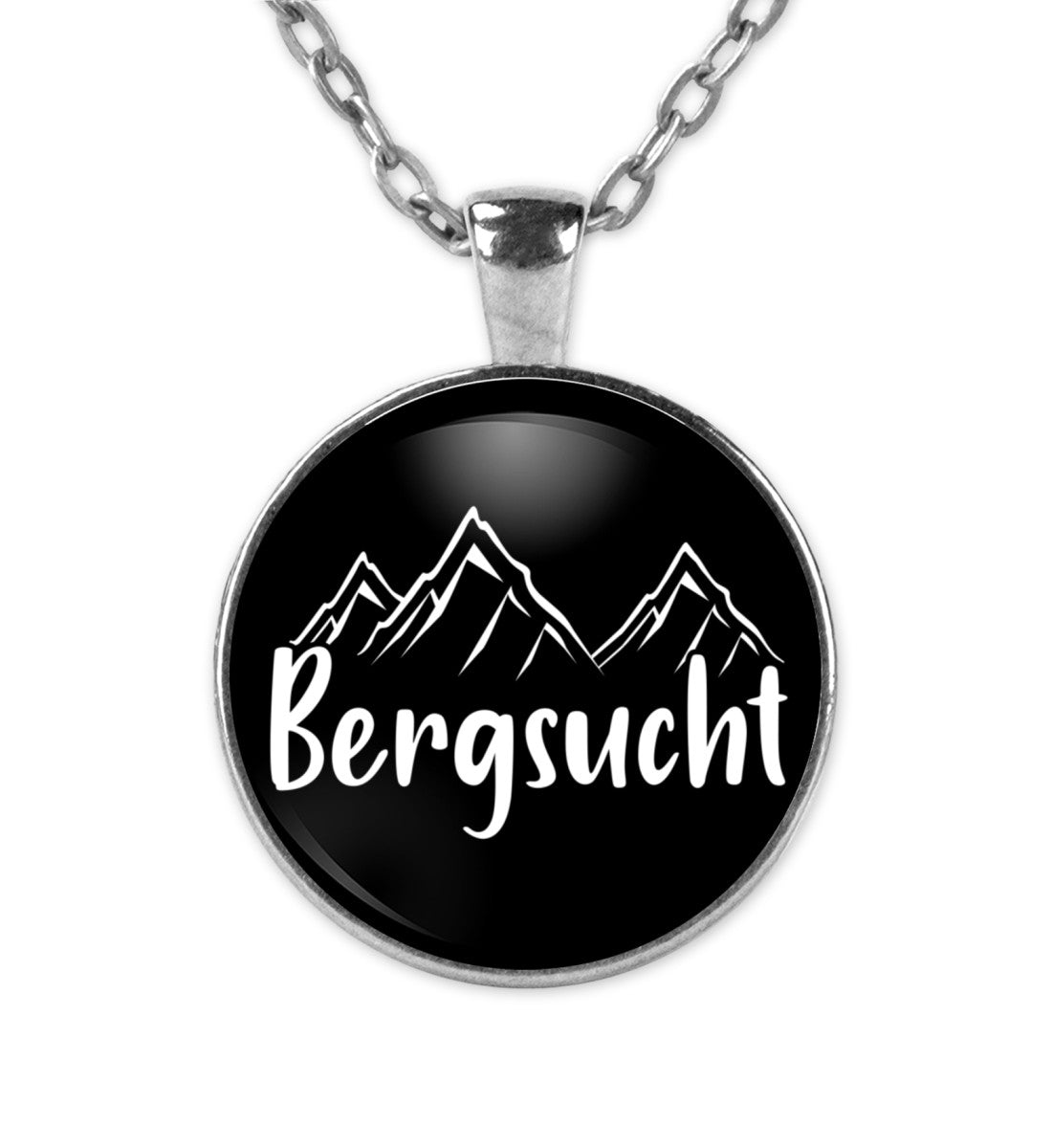 Bergsucht - Halskette mit Anhänger berge klettern Silber