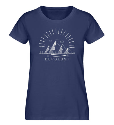 Logo - Damen Premium Organic T-Shirt berge Navyblau