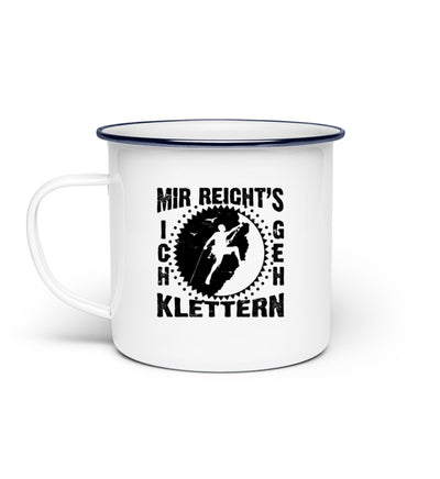 Mir reichts ich geh klettern - Emaille Tasse klettern Default Title