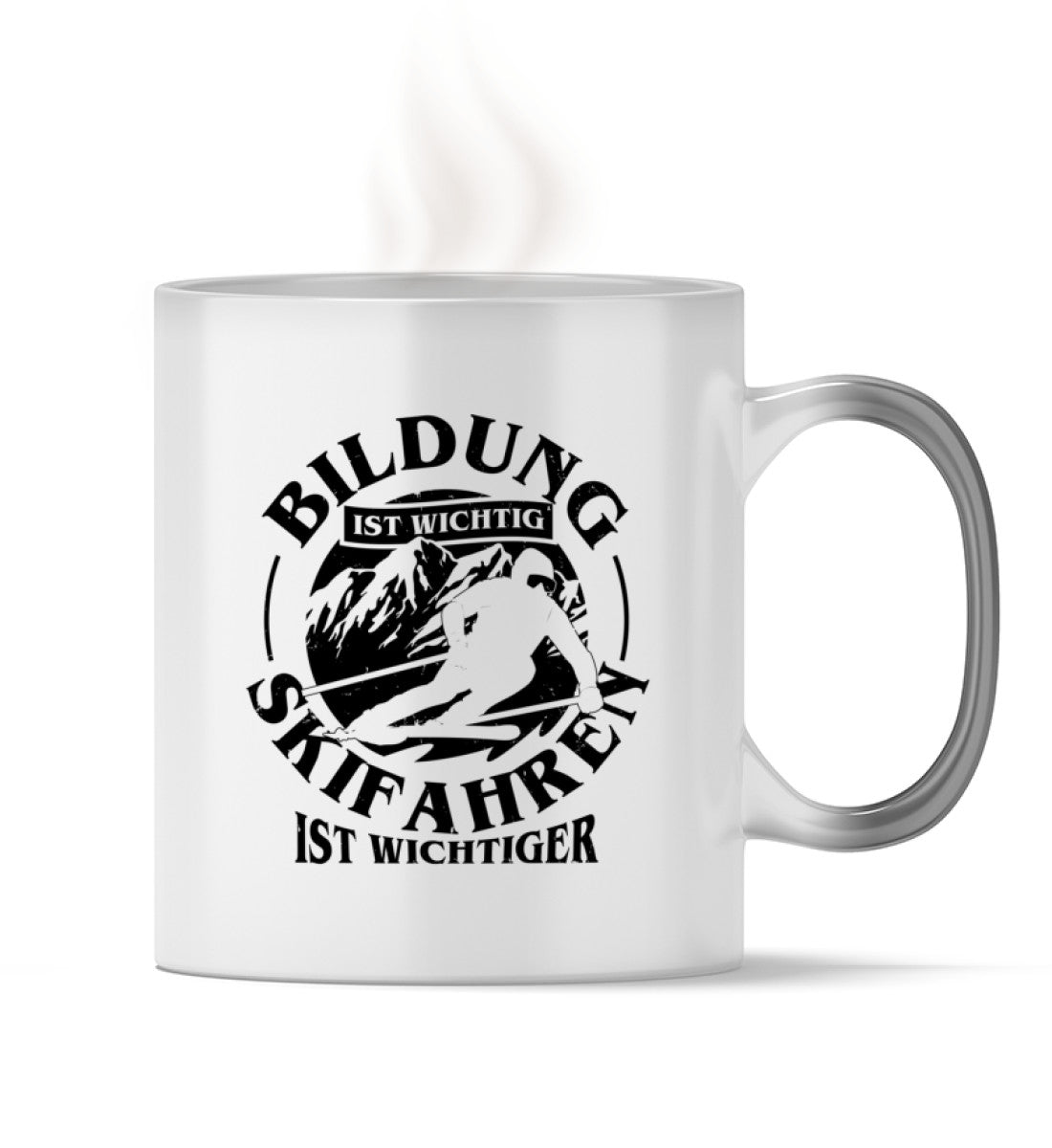 Bildung wichtig - Skifahren wichtiger - Zauber Tasse ski Default Title