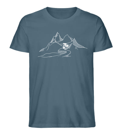 Downhill - Herren Premium Organic T-Shirt mountainbike Stargazer