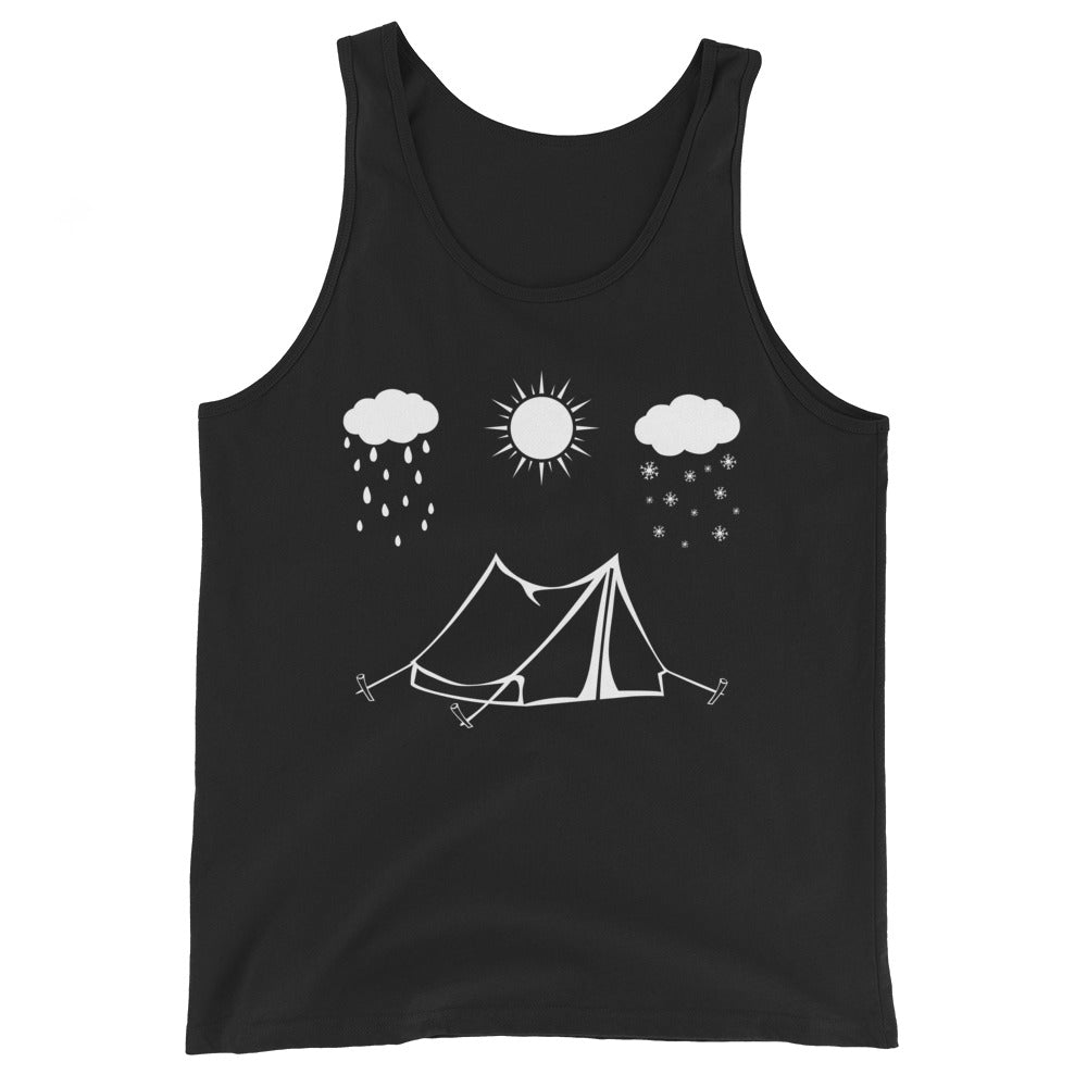 All Seasons And Camping - Herren Tanktop camping Schwarz