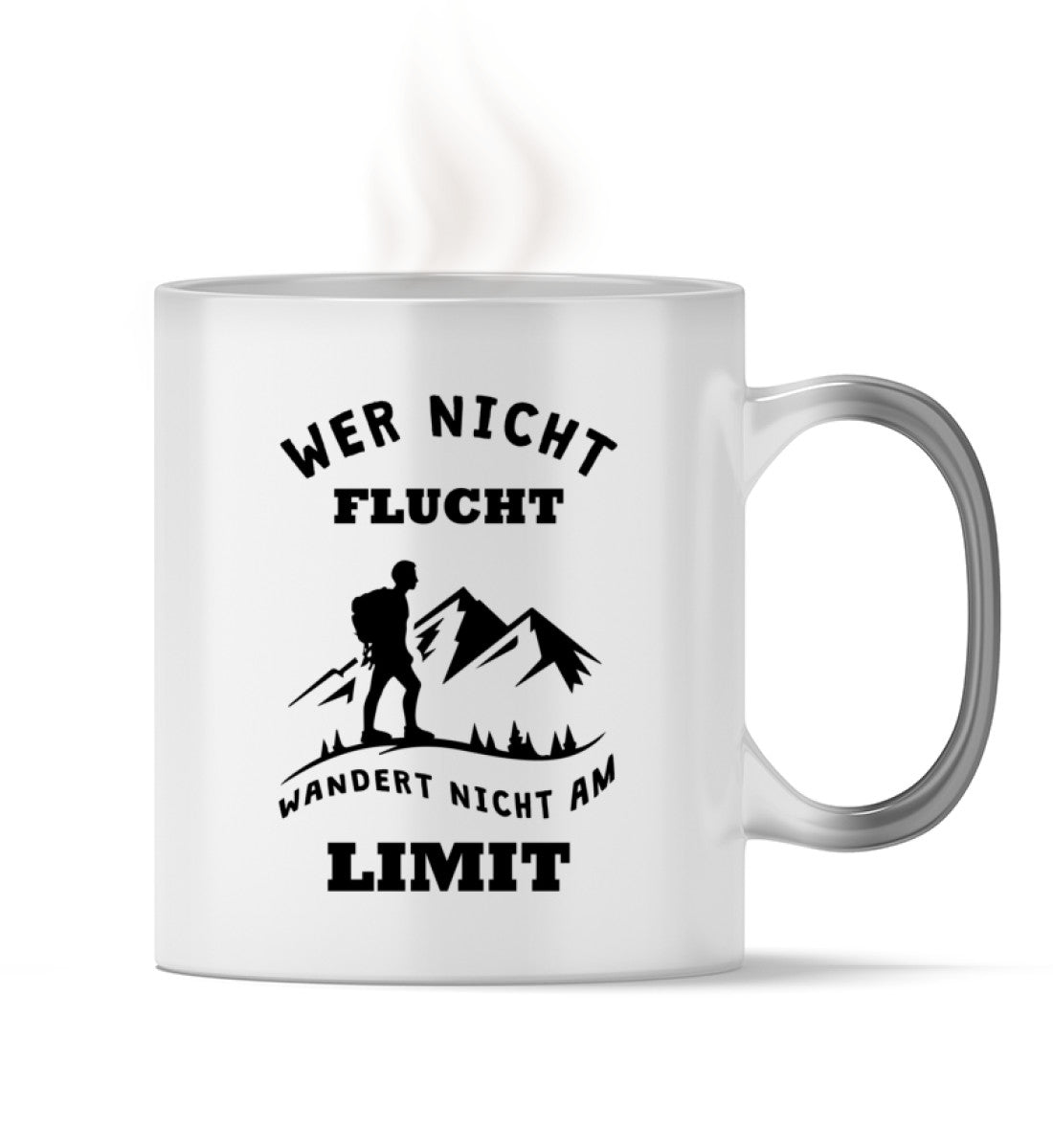 Wer nicht flucht wandert nicht am Limit - Zauber Tasse berge Default Title