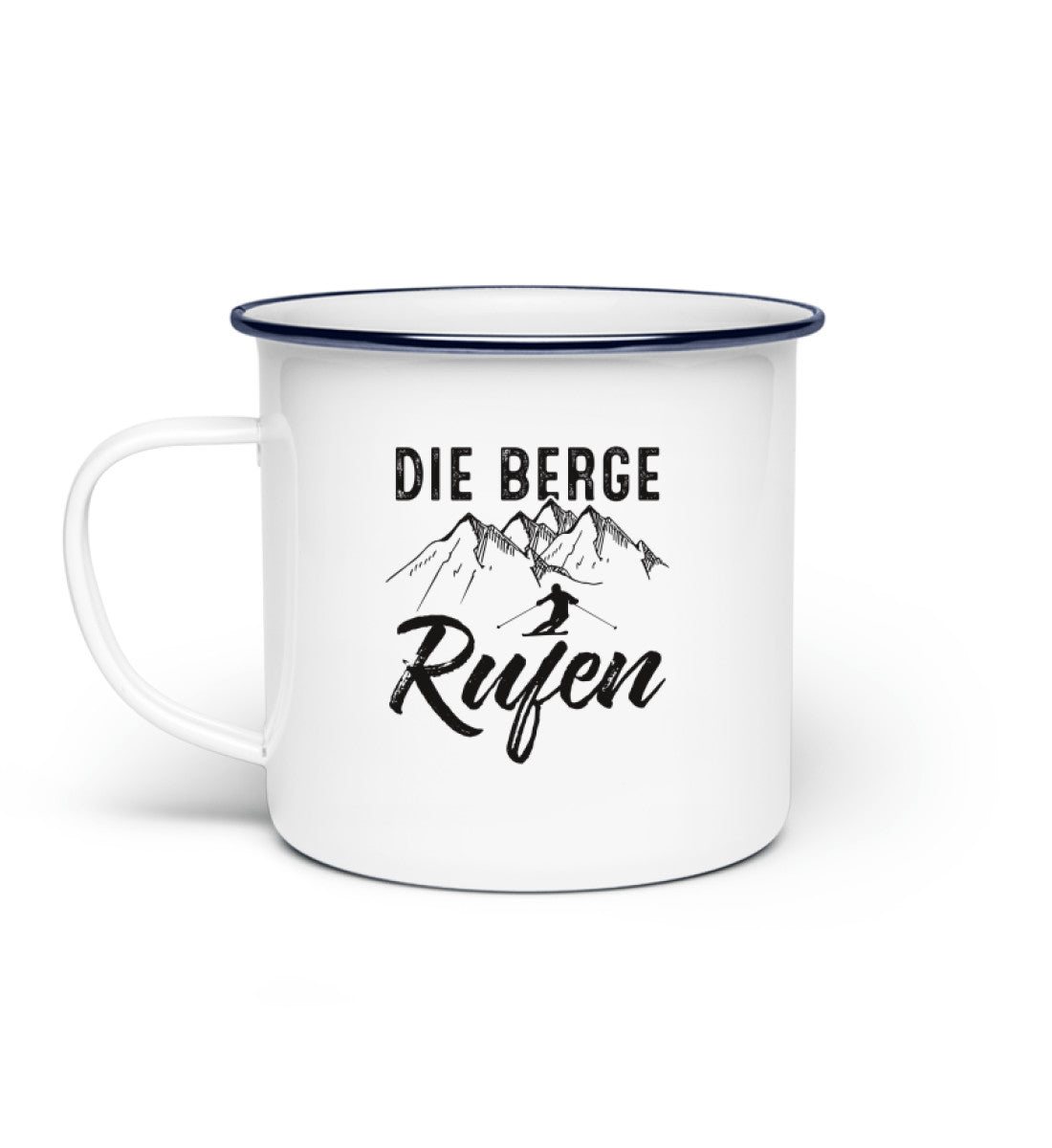 Berge rufen - Emaille Tasse berge