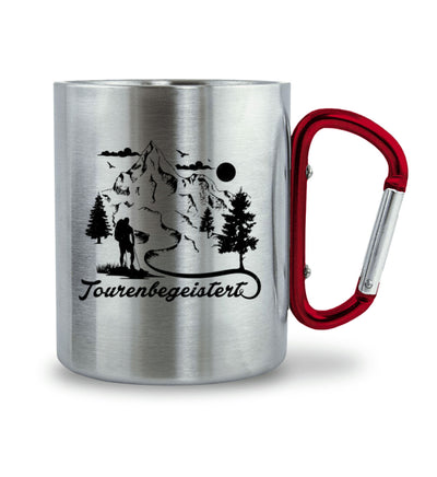 Tourenbegeistert - Karabiner Tasse wandern 330ml