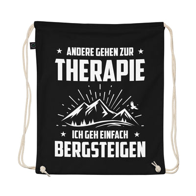 Andere Gehen Zur Therapie Ich Gen Einfach Bergsteigen - Organic Turnbeutel berge