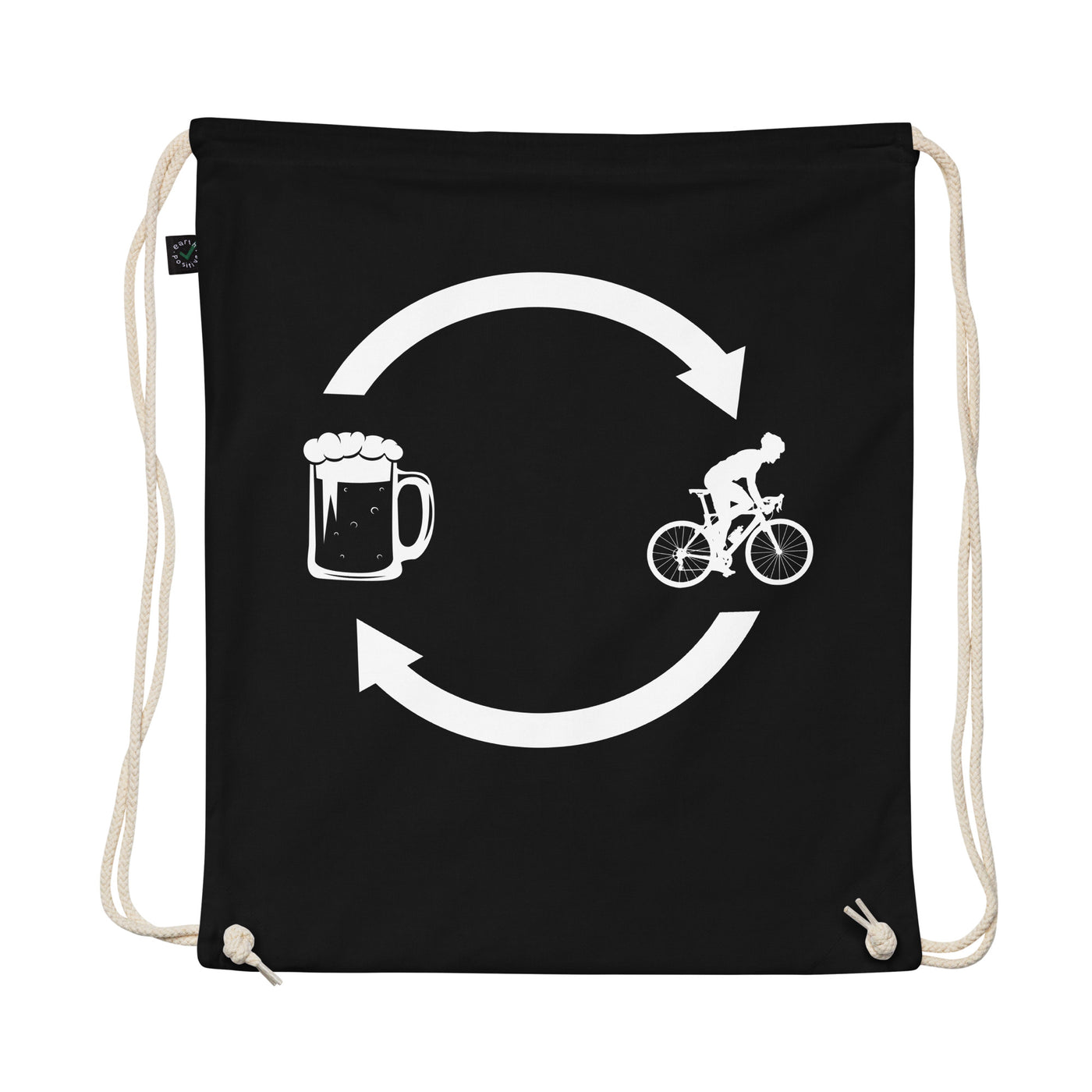 Beer Loading Arrows And Cycling 1 - Organic Turnbeutel fahrrad