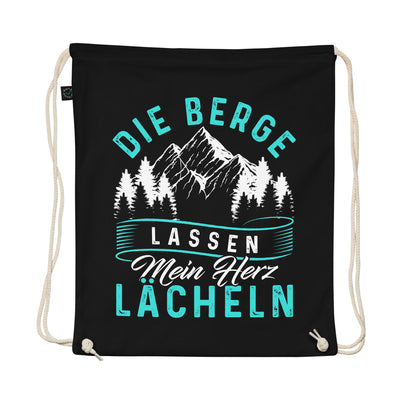 Berge Lassen Mein Herz Lächeln - Organic Turnbeutel berge