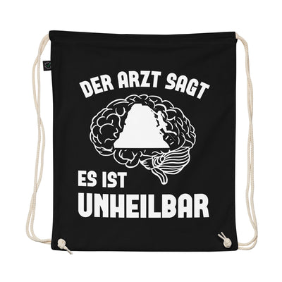 Der Arzt Sagt Es Ist Unheilbar 1 - Organic Turnbeutel klettern