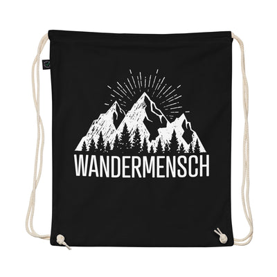 Der Wandermensch - Organic Turnbeutel berge wandern