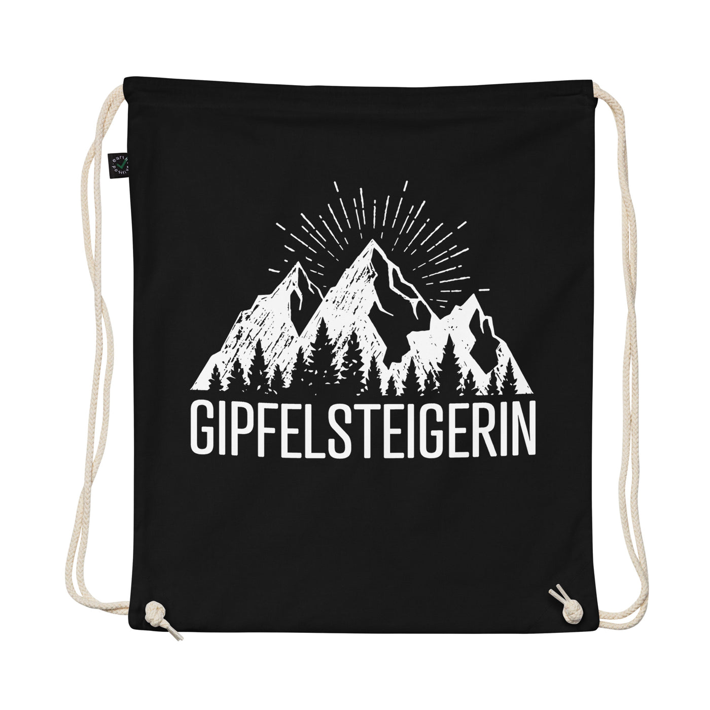 Die Gipfelsteigerin - Organic Turnbeutel berge klettern wandern