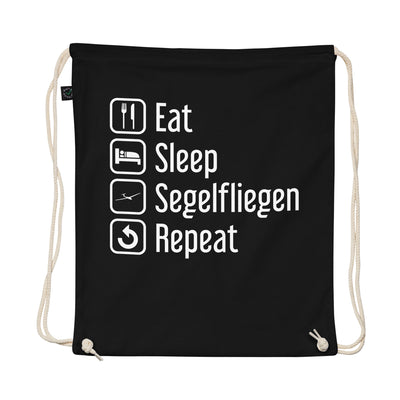 Eat Sleep Segelfliegen Repeat - Organic Turnbeutel berge