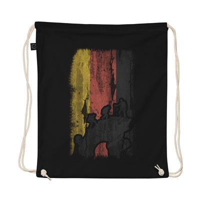 German Flag And Climbing - Organic Turnbeutel klettern