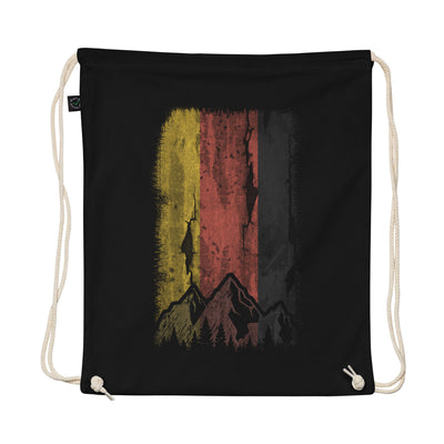 German Flag And Mountain - Organic Turnbeutel berge