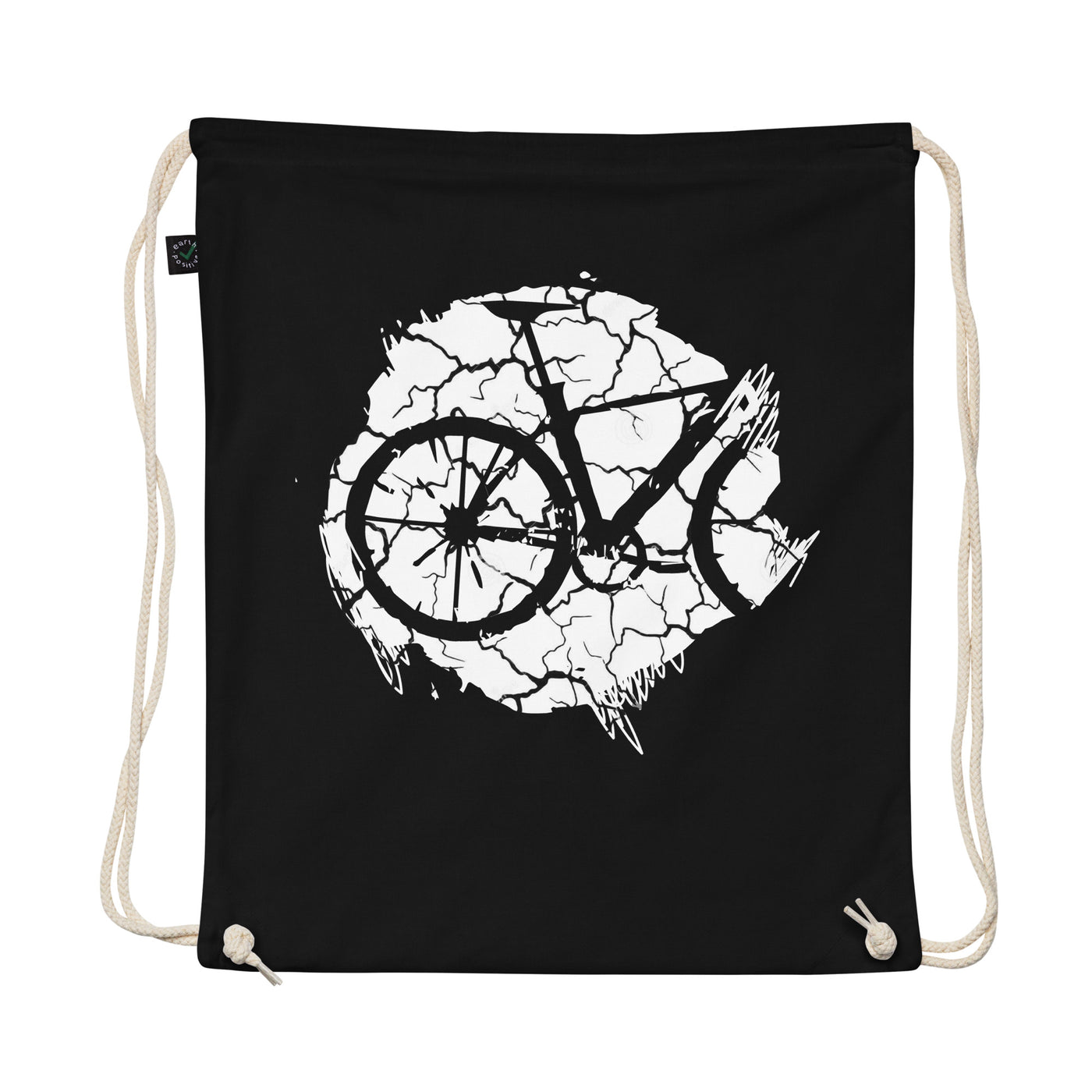 Grunge Circle - Cycling - Organic Turnbeutel fahrrad