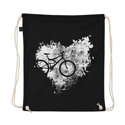 Grunge Heart - Cycling - Organic Turnbeutel fahrrad