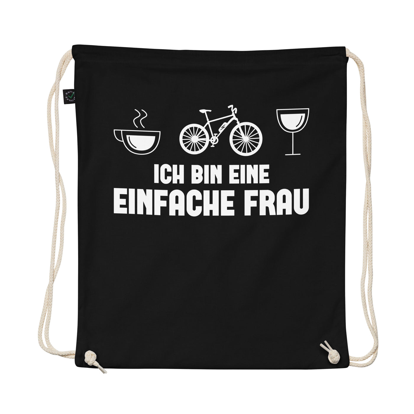 Ich Bin Eine Einfache Frau - Organic Turnbeutel e-bike