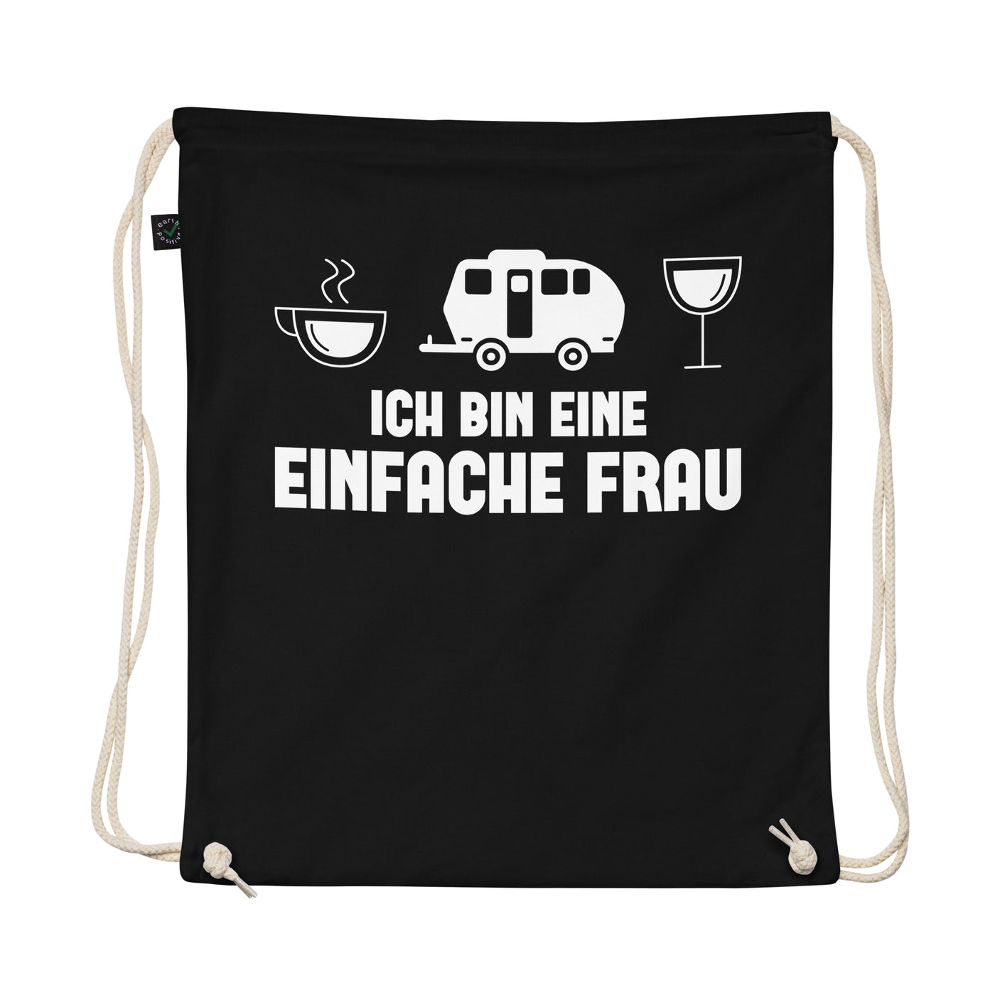 Ich Bin Eine Einfache Frau 2 - Organic Turnbeutel camping