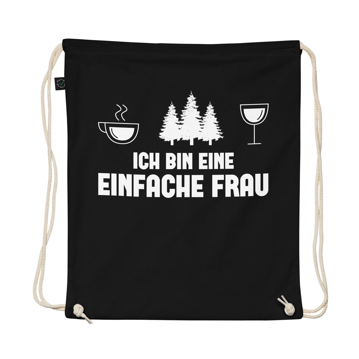 Ich Bin Eine Einfache Frau 3 - Organic Turnbeutel camping