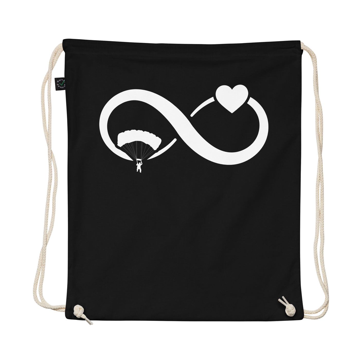 Infinity Heart And Paragliding - Organic Turnbeutel berge