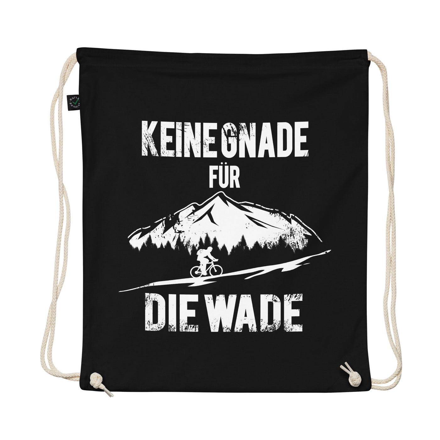 Keine Gnade - Für Die Wade - Organic Turnbeutel fahrrad mountainbike