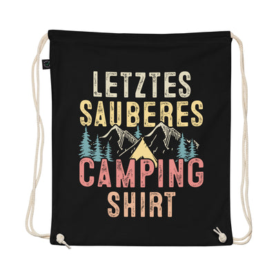 Letztes Sauberes Camping Shirt - Organic Turnbeutel camping