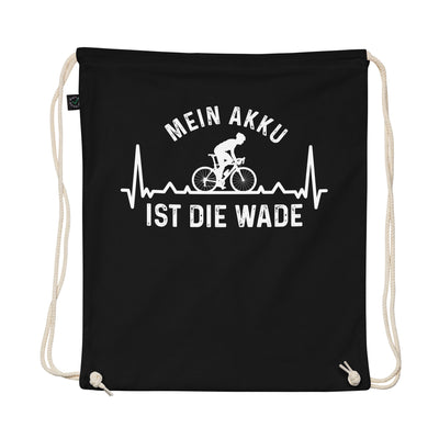 Mein Akku Ist Die Wade 3 - Organic Turnbeutel fahrrad