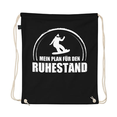 Mein Plan Fur Den Ruhestand 1 - Organic Turnbeutel snowboarden