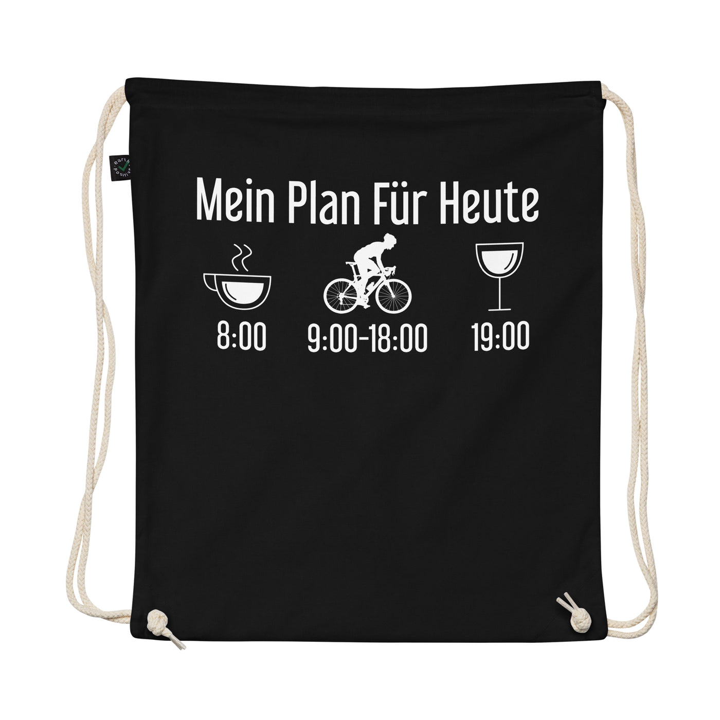 Mein Plan Für Heute 1 - Organic Turnbeutel fahrrad