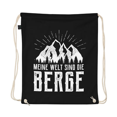 Meine Welt Sind Die Berge - Organic Turnbeutel berge