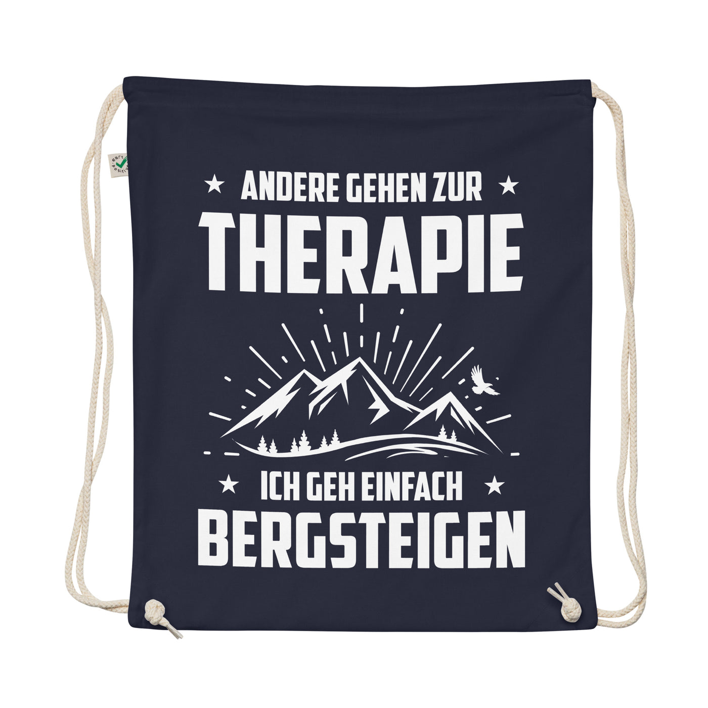 Andere Gehen Zur Therapie Ich Gen Einfach Bergsteigen - Organic Turnbeutel berge