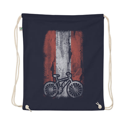 Austria Flag And Ebike - Organic Turnbeutel e-bike