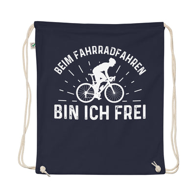 Beim Fahrradfahren Bin Ich Frel 2 - Organic Turnbeutel fahrrad